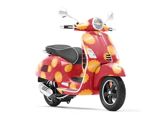 Red Prawn Fruit Vespa Scooter Wrap Film