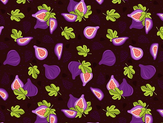 Midnight Snack Fruit Vinyl Wrap Pattern