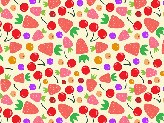 Fragrant Friends Fruit Vinyl Wrap Pattern