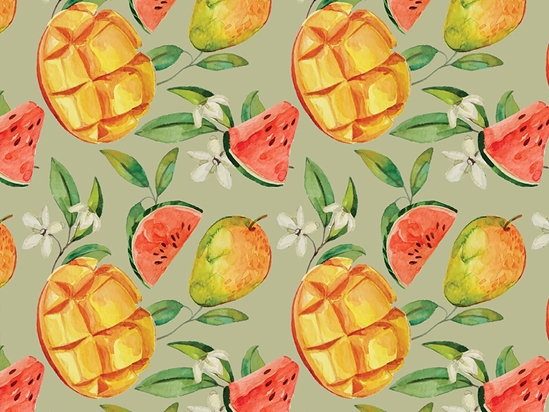 Juicy Sweet Fruit Vinyl Wrap Pattern