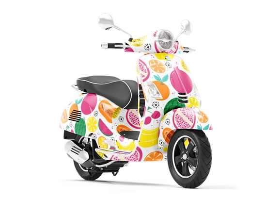 Mix Up Fruit Vespa Scooter Wrap Film