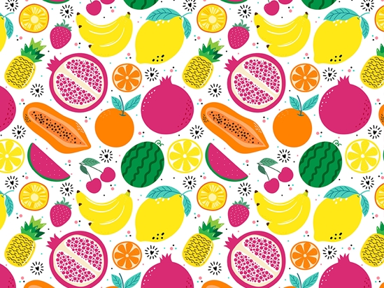 Mix Up Fruit Vinyl Wrap Pattern