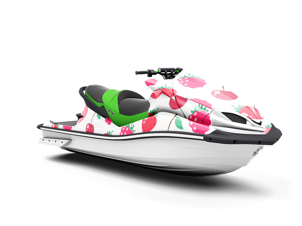 Red Team Fruit Jet Ski Vinyl Customized Wrap