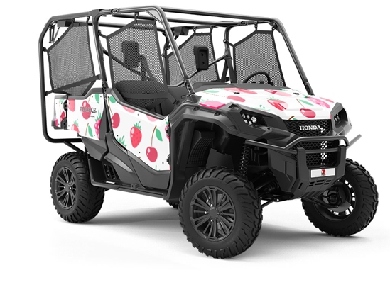 Red Team Fruit Utility Vehicle Vinyl Wrap