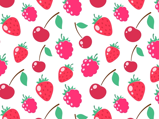 Red Team Fruit Vinyl Wrap Pattern