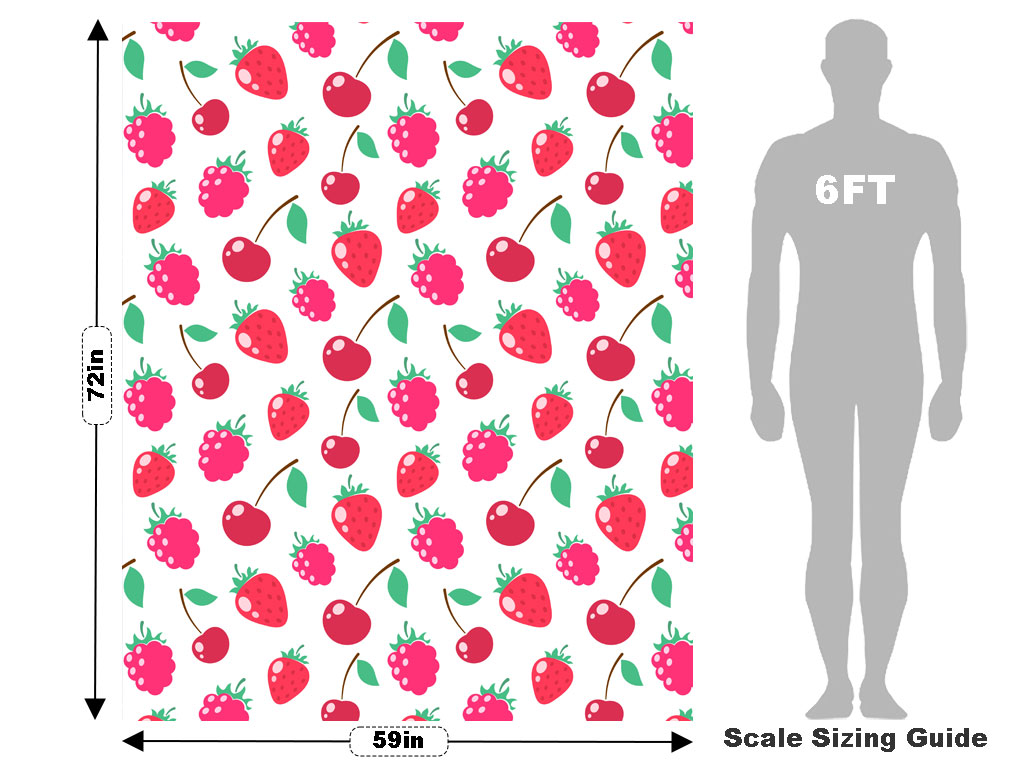 Red Team Fruit Vehicle Wrap Scale