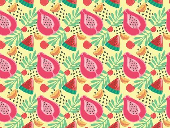 Seeded Sugar Fruit Vinyl Wrap Pattern