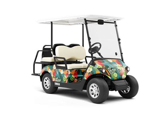 Sweet Ambrosia Fruit Wrapped Golf Cart