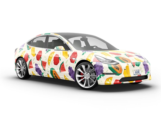 Table Fruits Fruit Vehicle Vinyl Wrap