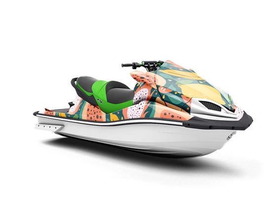 Tropical Tastes Fruit Jet Ski Vinyl Customized Wrap