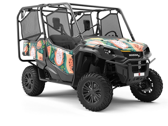 Tropical Tastes Fruit Utility Vehicle Vinyl Wrap