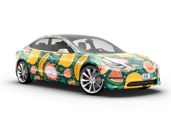 Tropical Tastes Fruit Vehicle Vinyl Wrap