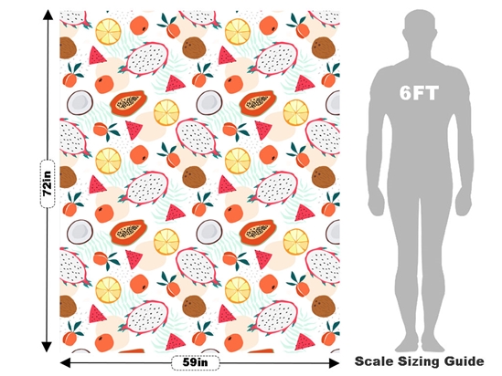 What Choices Fruit Vehicle Wrap Scale