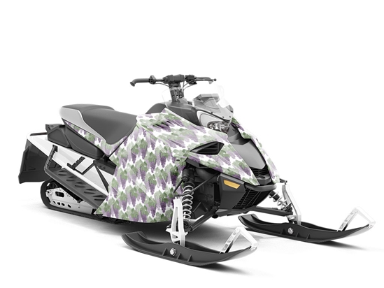 Ebony Star Fruit Custom Wrapped Snowmobile