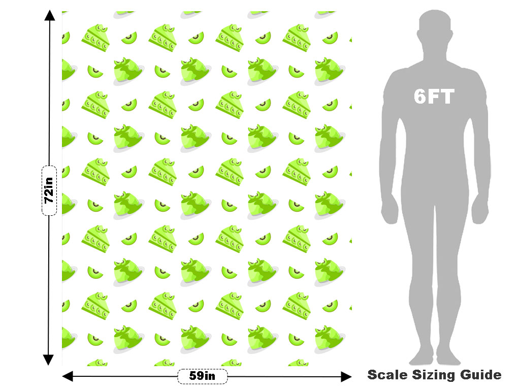 Key Pie Fruit Vehicle Wrap Scale