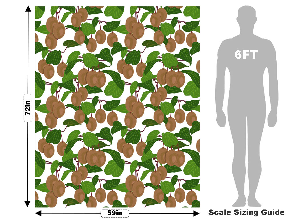 Silver Vine Fruit Vehicle Wrap Scale