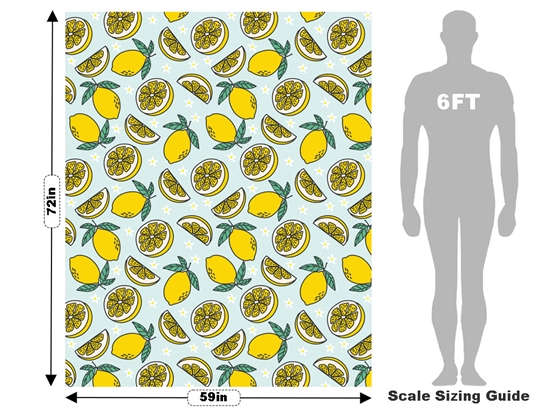 Four Seasons Fruit Vehicle Wrap Scale