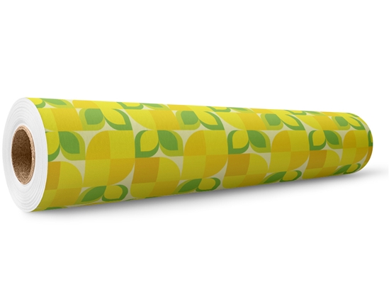 Lemon Mosaic Fruit Wrap Film Wholesale Roll