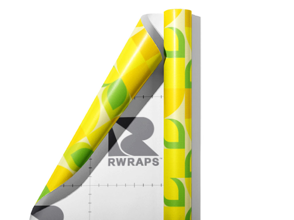 Lemon Mosaic Fruit Wrap Film Sheets