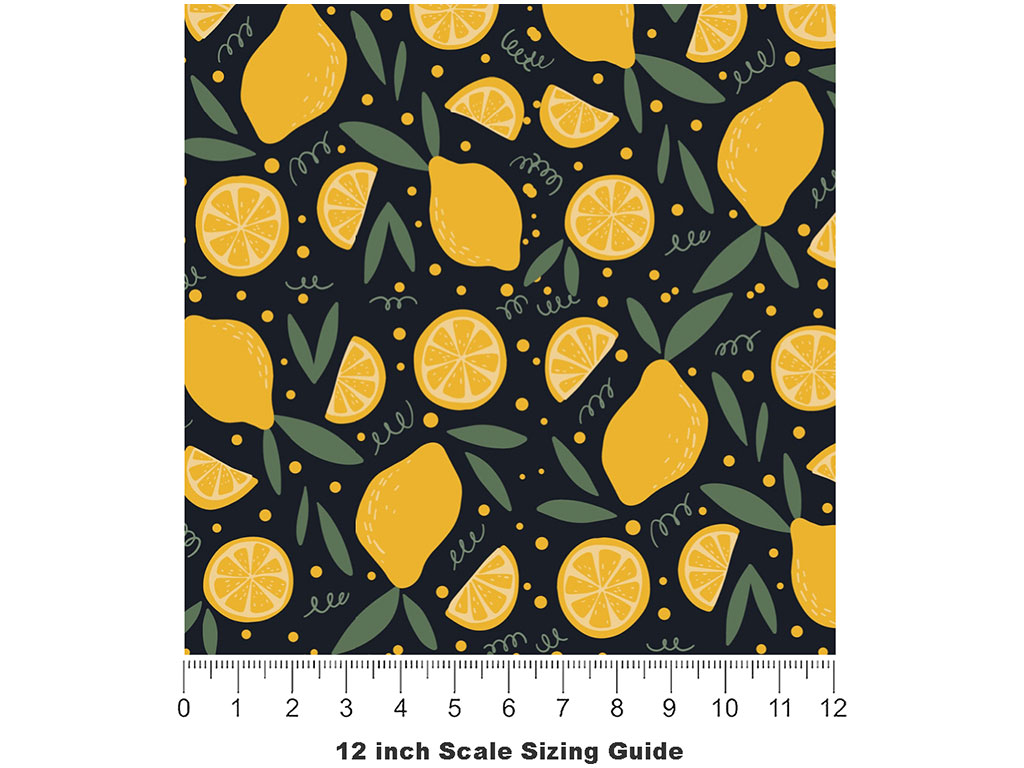 Lisbon Juice Fruit Vinyl Film Pattern Size 12 inch Scale