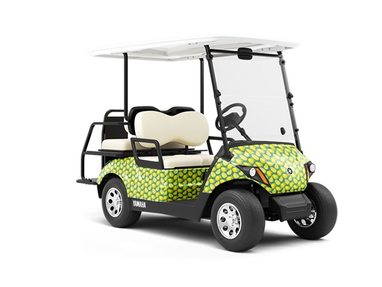 Meringue Pie Fruit Wrapped Golf Cart