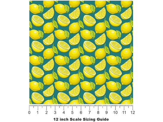 Meringue Pie Fruit Vinyl Film Pattern Size 12 inch Scale