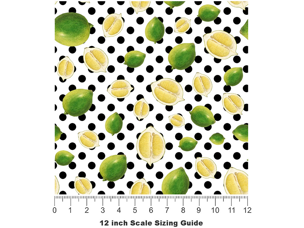 Persian  Fruit Vinyl Film Pattern Size 12 inch Scale