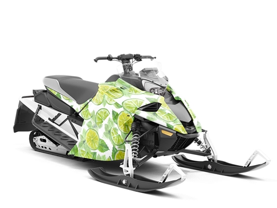 Rangpur  Fruit Custom Wrapped Snowmobile