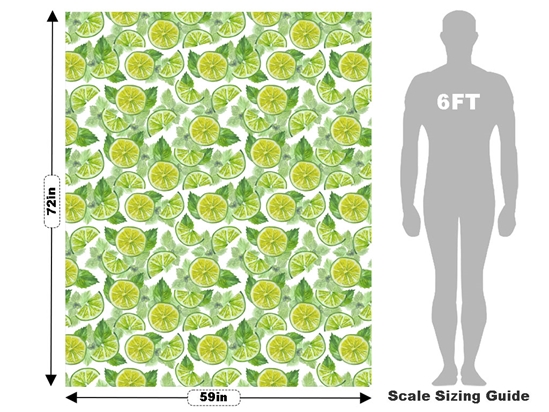 Rangpur  Fruit Vehicle Wrap Scale