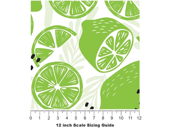 The Key Fruit Vinyl Film Pattern Size 12 inch Scale