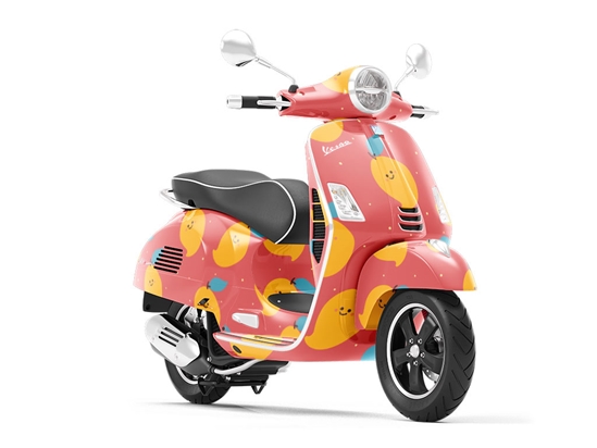 Grown Rosigold Fruit Vespa Scooter Wrap Film