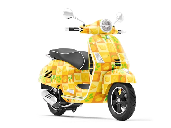 Large Earlygold Fruit Vespa Scooter Wrap Film