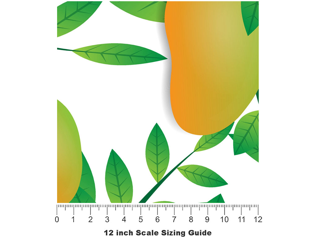 Springfel Tree Fruit Vinyl Film Pattern Size 12 inch Scale