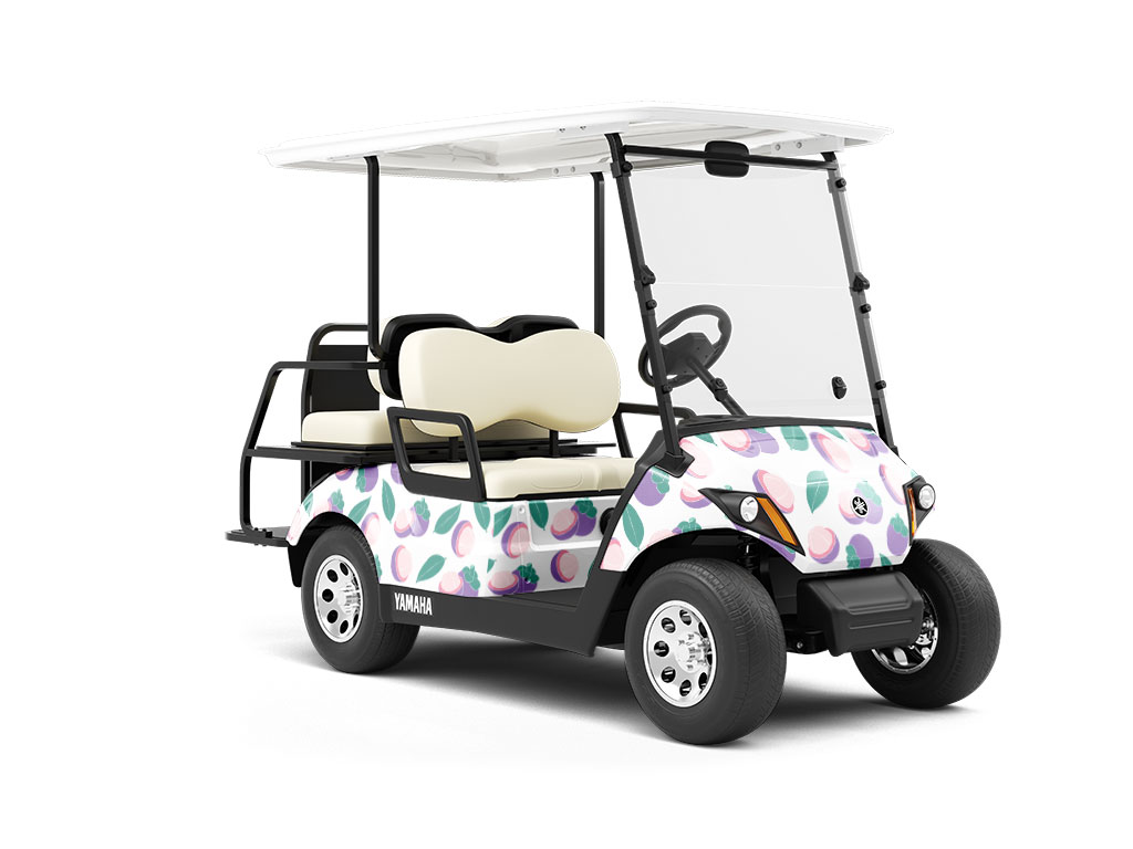 Fruity Queen Fruit Wrapped Golf Cart