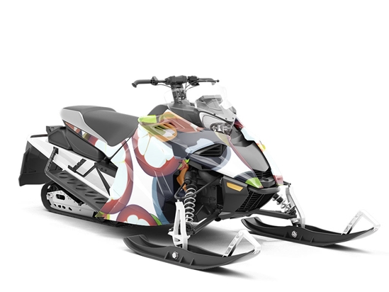 Great Garcinia Fruit Custom Wrapped Snowmobile