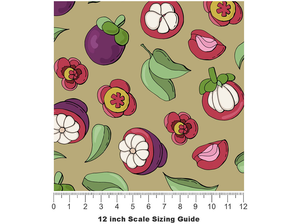 Juicy Delicacy Fruit Vinyl Film Pattern Size 12 inch Scale