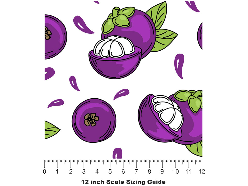 Small Lingsar Fruit Vinyl Film Pattern Size 12 inch Scale