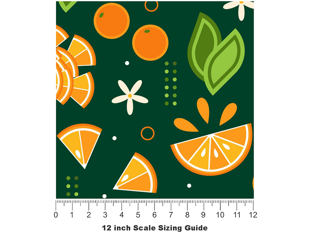 Sunny Grove Fruit Vinyl Film Pattern Size 12 inch Scale