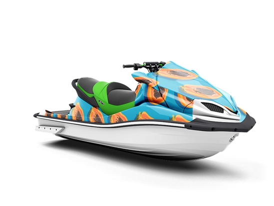 Blue Solo Fruit Jet Ski Vinyl Customized Wrap