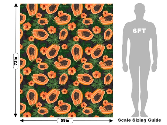 Costa Rican Washington Fruit Vehicle Wrap Scale