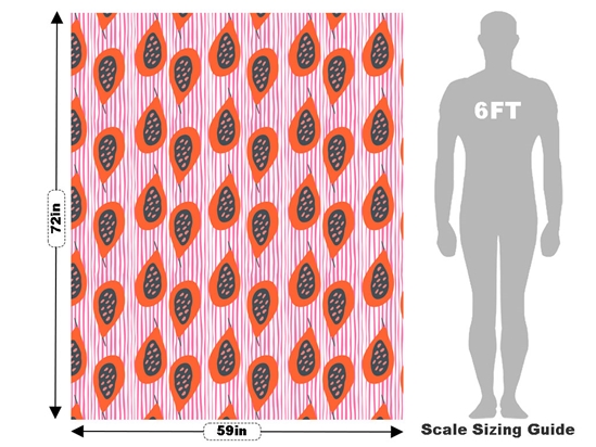 Dripping Juice Fruit Vehicle Wrap Scale