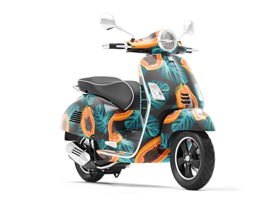 Lovely Bettina Fruit Vespa Scooter Wrap Film