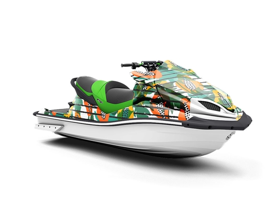 Papa Yeah Fruit Jet Ski Vinyl Customized Wrap