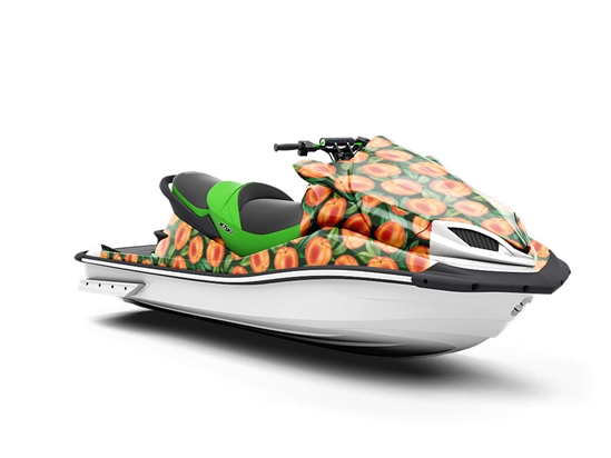 Black Peachy Keen Fruit Jet Ski Vinyl Customized Wrap