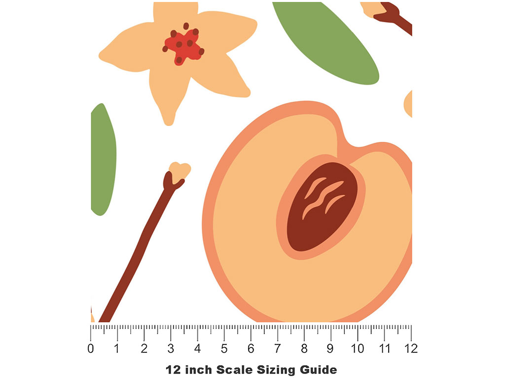 Scarlet Prince Fruit Vinyl Film Pattern Size 12 inch Scale