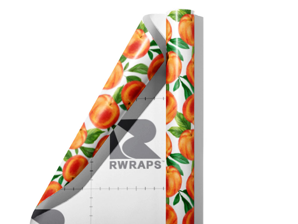 White Peachy Keen Fruit Wrap Film Sheets