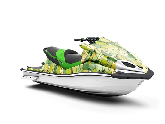 Buttery Bartlett Fruit Jet Ski Vinyl Customized Wrap