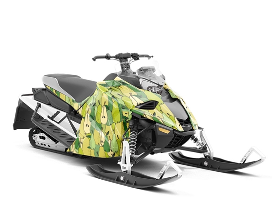 Buttery Bartlett Fruit Custom Wrapped Snowmobile