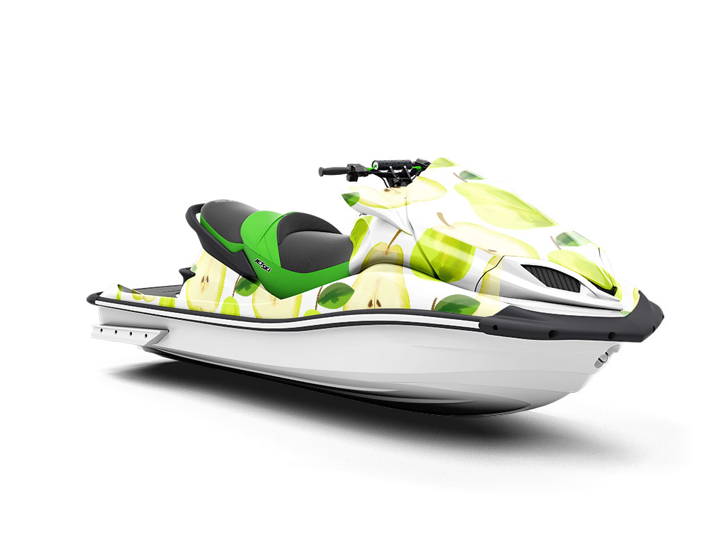 Chartreuse Hood Fruit Jet Ski Vinyl Customized Wrap