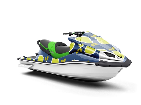 Geometric Sunrise Fruit Jet Ski Vinyl Customized Wrap